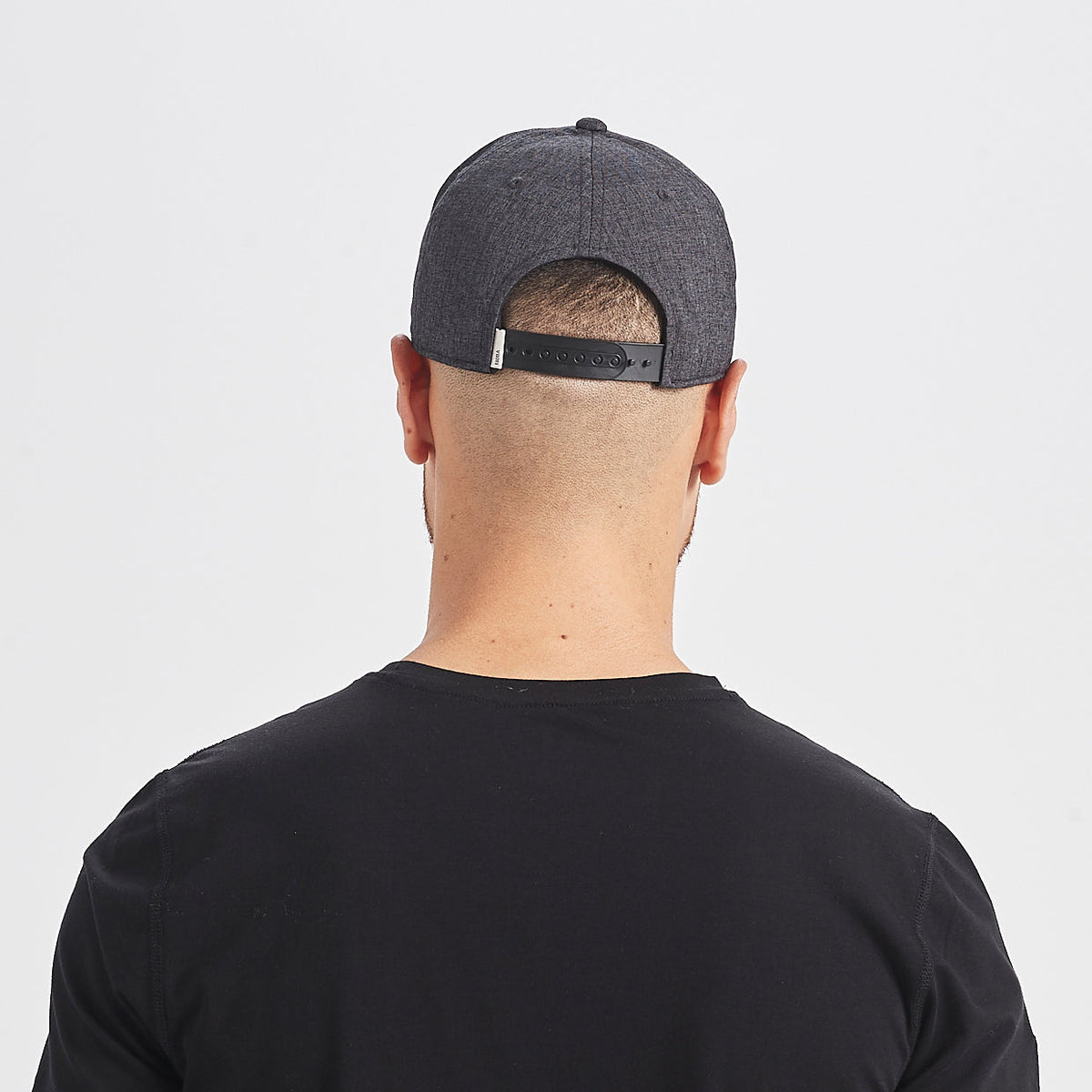 Geometric Hat | Black Heather