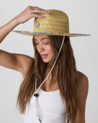 Beacons Lifeguard Hat | Dusty Blue Plumeria