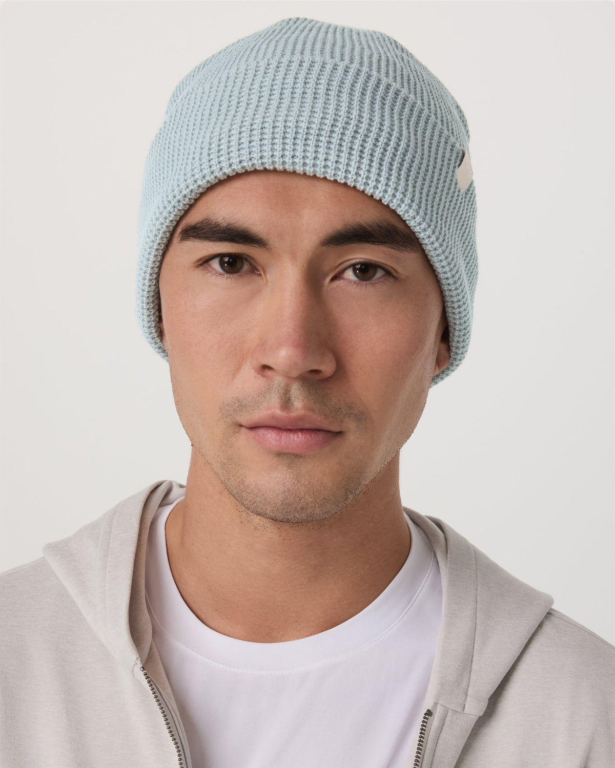 Alpine Waffle Beanie | Blue Haze