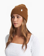 Alpine Waffle Beanie | Caramel