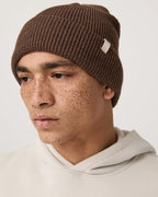 Alpine Waffle Beanie | Espresso
