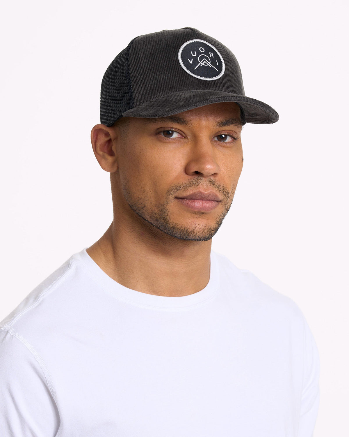 Summit Cord Trucker Hat | Charcoal