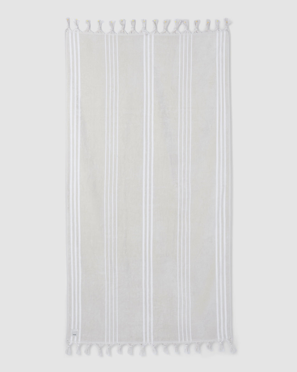 Fringe Beach Towel | Vintage White