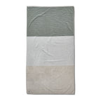 Wave Stripe Beach Towel | Oyster Wave Stripe