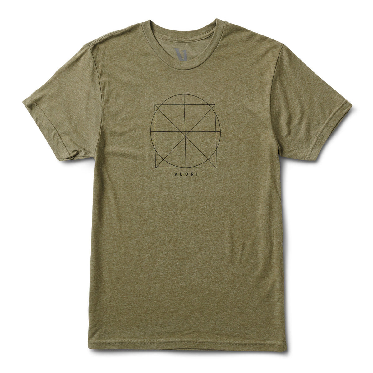 Geo Tee | Army Heather