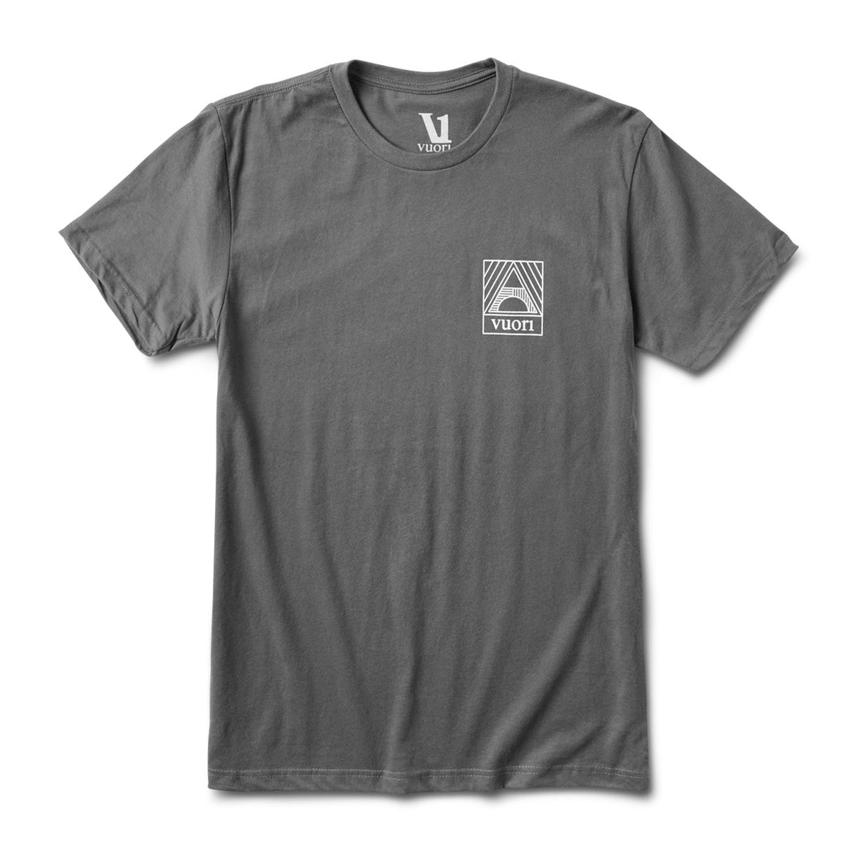 Geometric Pocket Tee | Charcoal