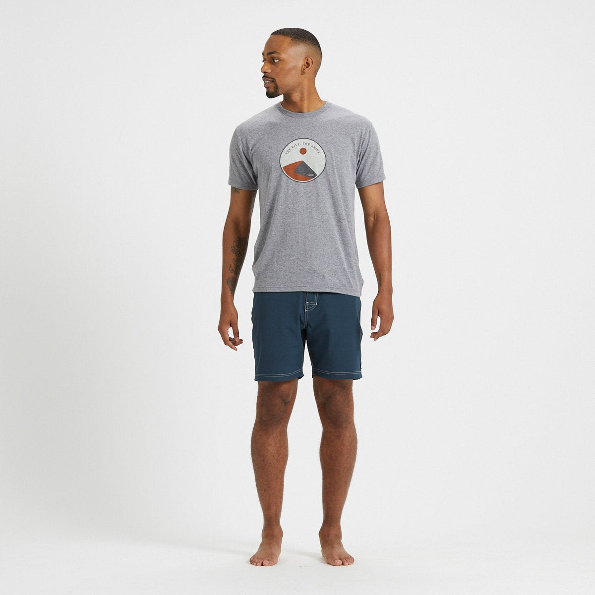 Dunes Tee | Heather Grey