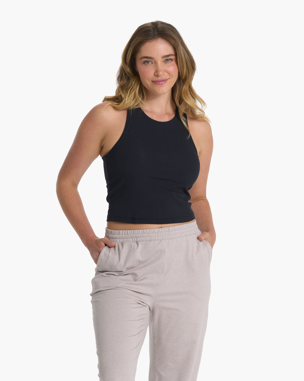 Elevation Plyo Tank | Black Heather