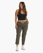 Halo Performance Crop | Black Heather