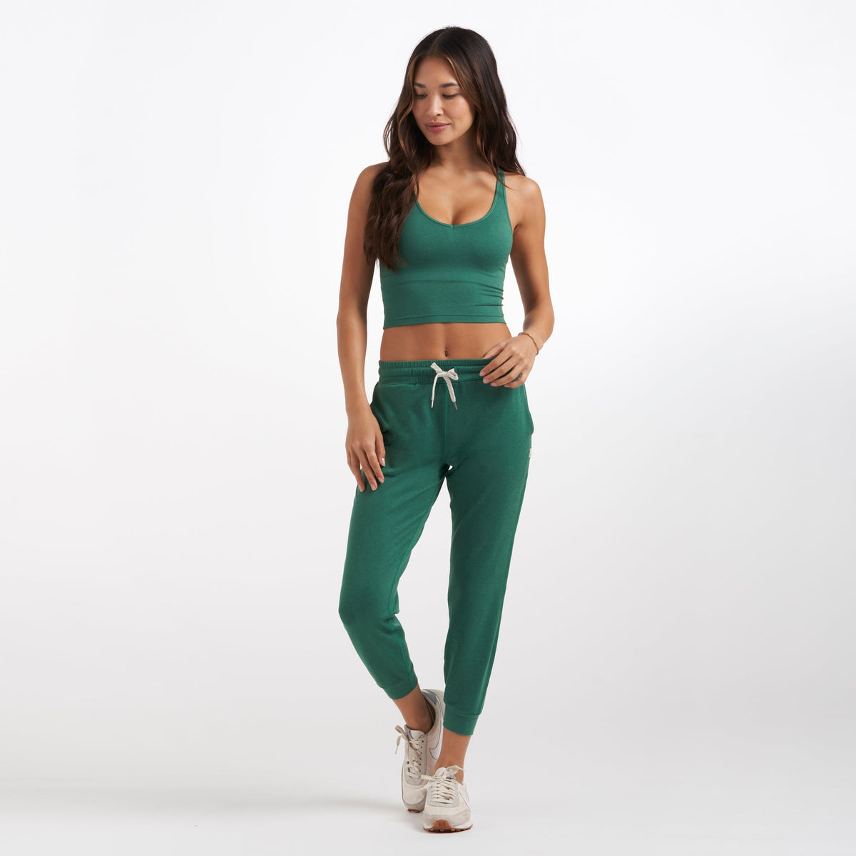 Halo Performance Crop | Cactus Heather