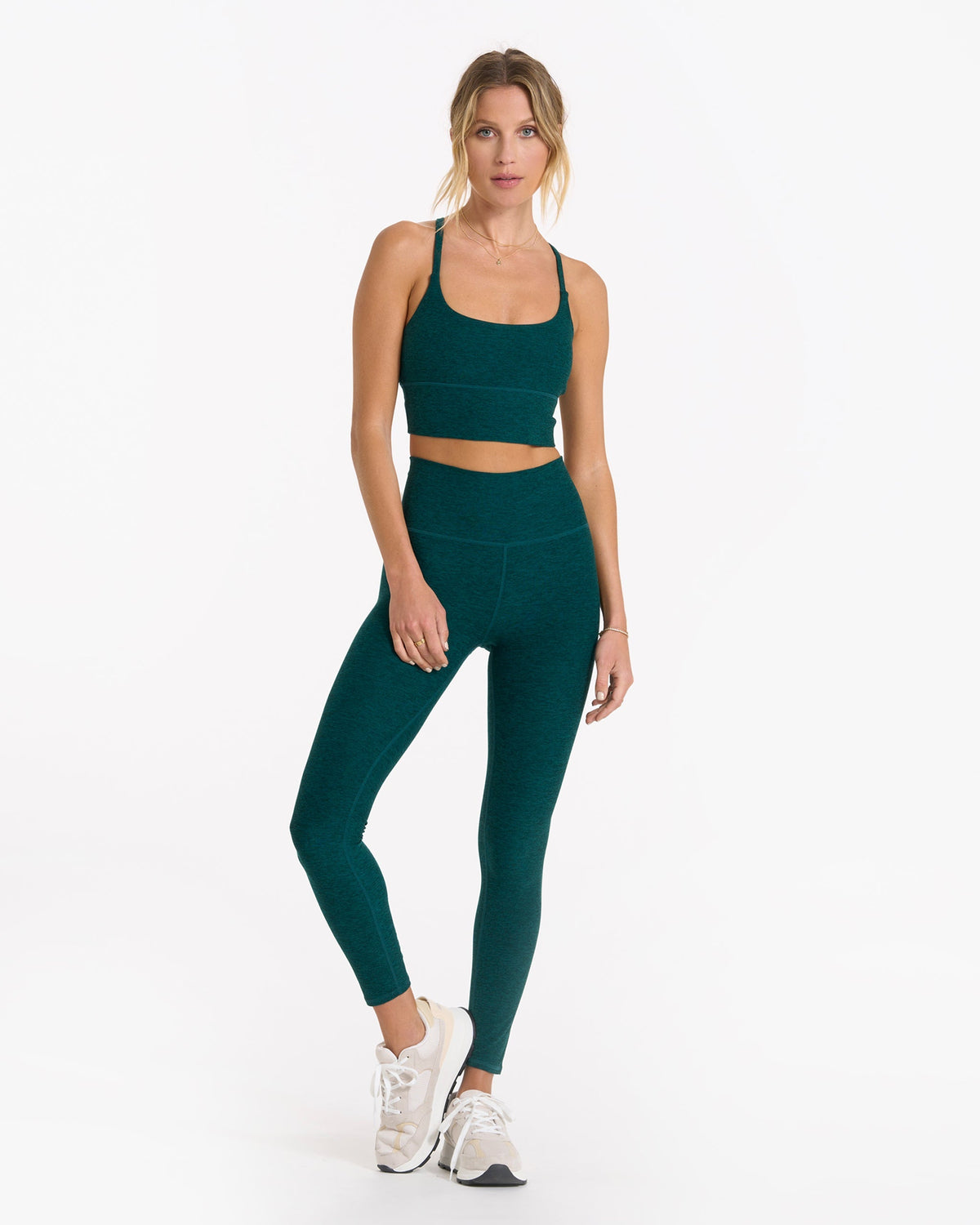 Long Line Elevation Bra | Jade Heather