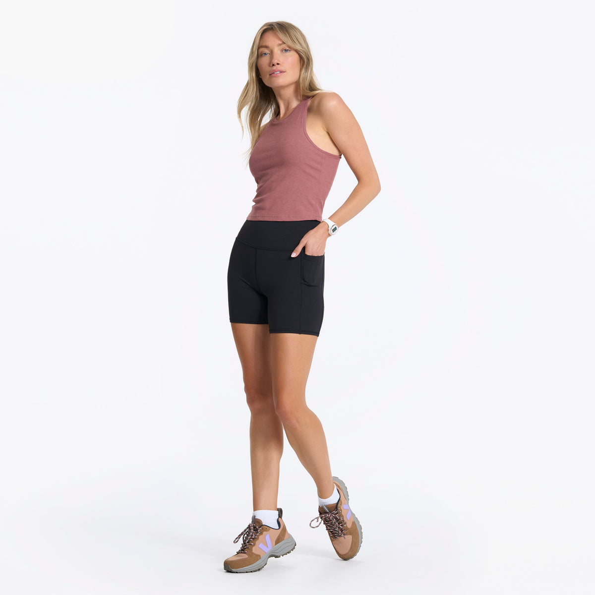 Pose Plyo Tank | Rosewood Heather