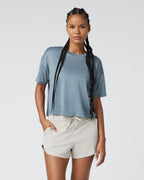 Energy Tee | Smoke Blue Heather