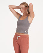 Sunrise Crop Tank | Smoke