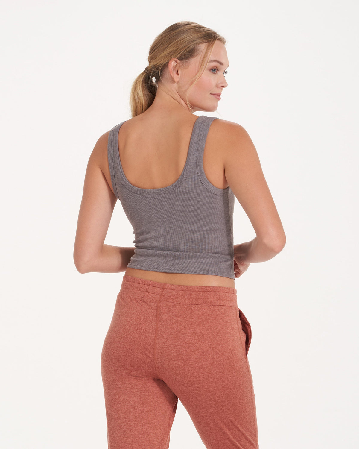 Sunrise Crop Tank | Smoke