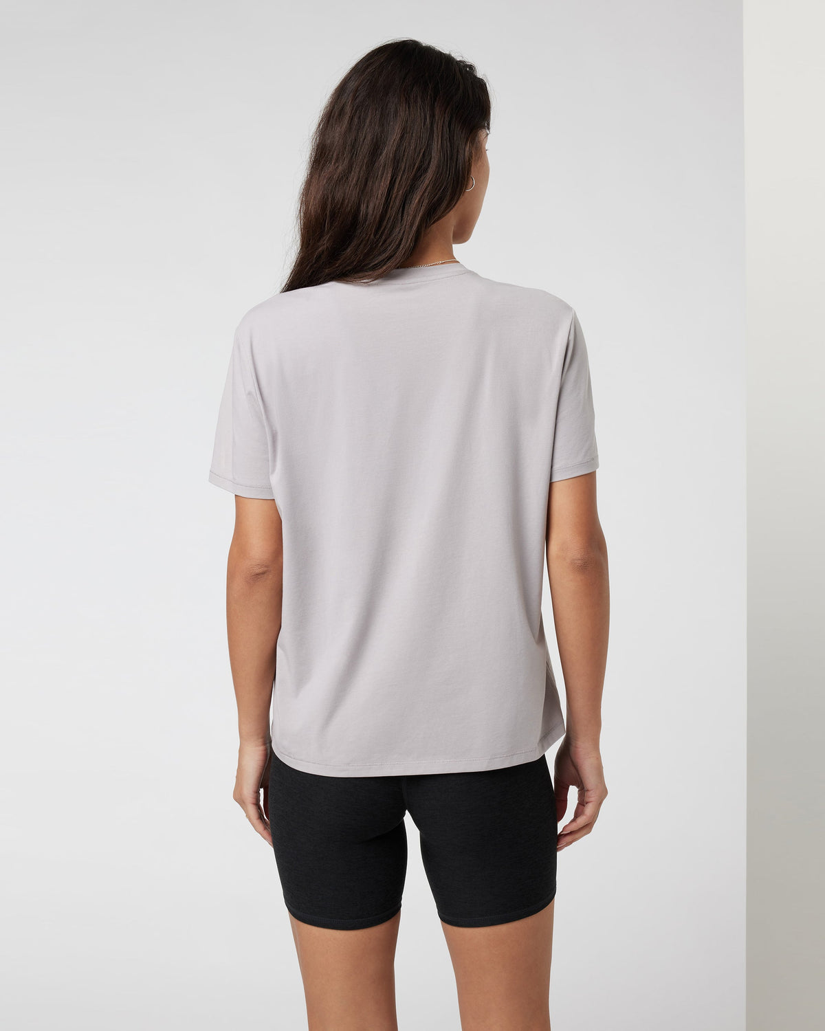 Feather Tee | Soft Pewter