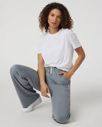 Feather Tee | White