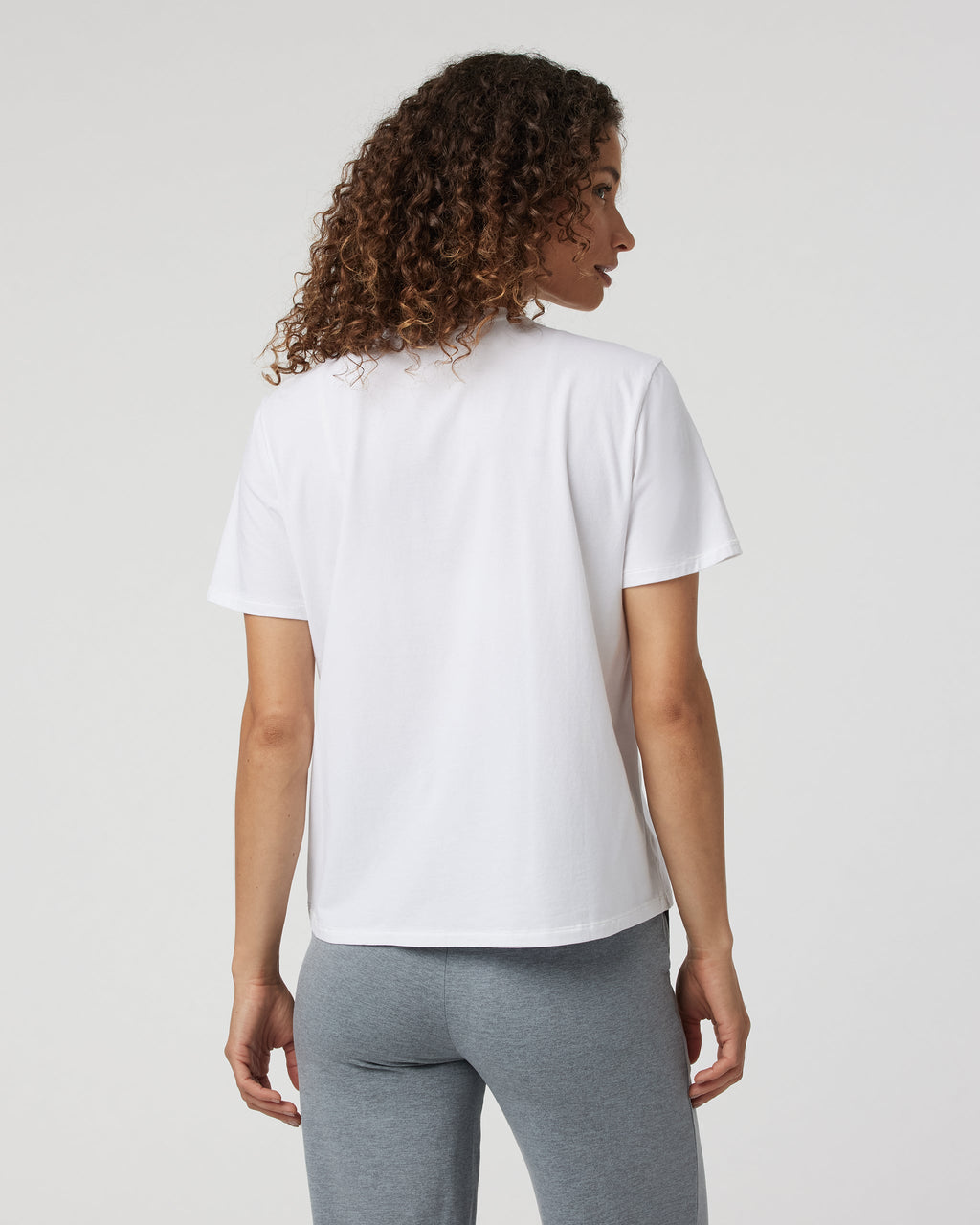 Feather Tee | White