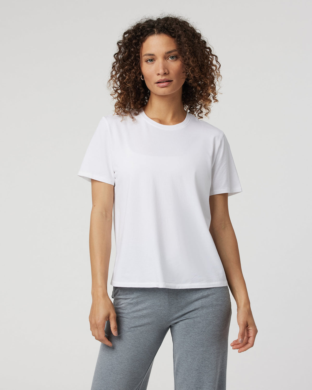 Feather Tee | White