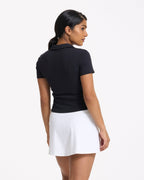 Pose Fitted Polo | Black