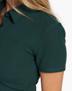 Pose Fitted Polo | Grass