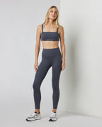 Evolve Square Neck Bra | Charcoal