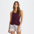 Lux Performance Tank | Cerise Heather