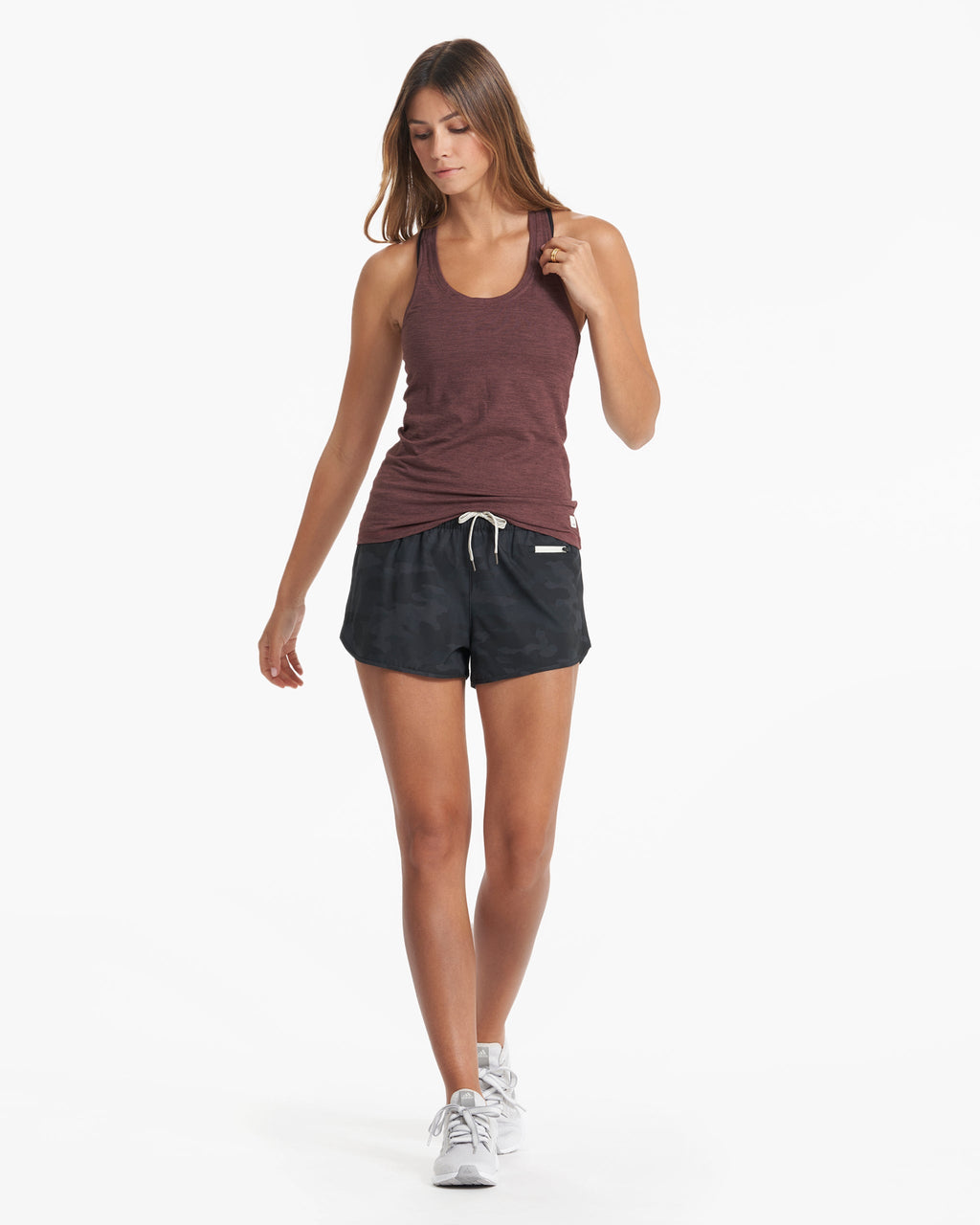 Lux Performance Tank | Chestnut Heather