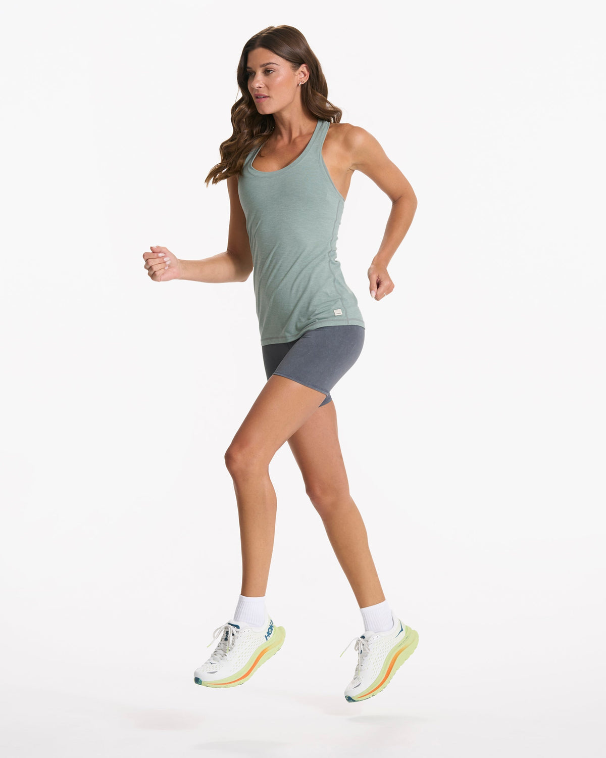 Lux Performance Tank | Neptune Heather