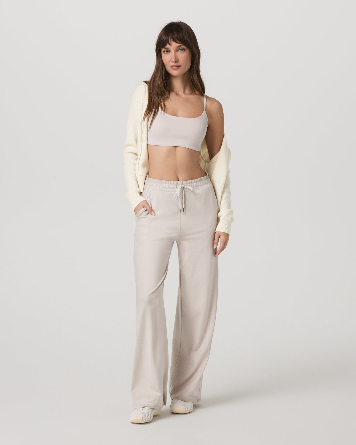 Halo Essential Bra | Ecru Heather