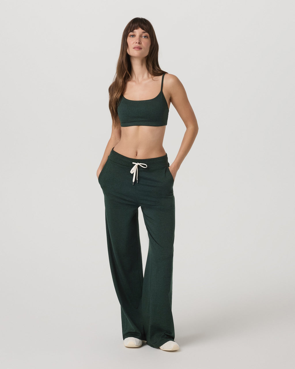 Halo Essential Bra | Evergreen Heather