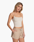 Lux Cami | Suede Heather