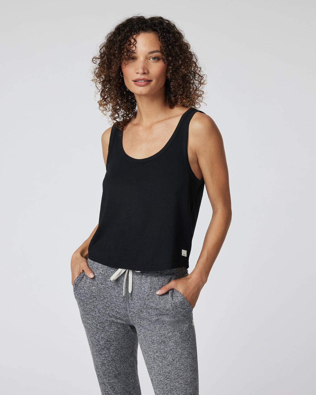 Sutton Relaxed Tank | Black