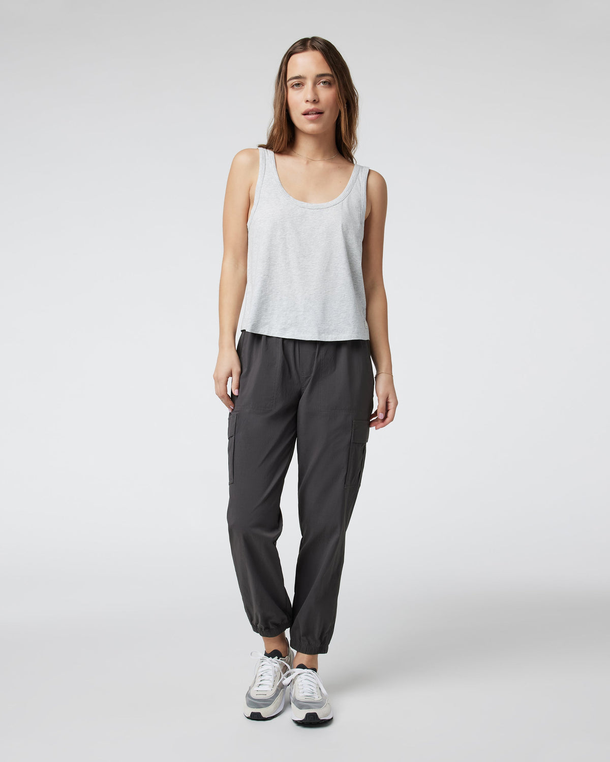 Sutton Relaxed Tank | Light Heather Grey