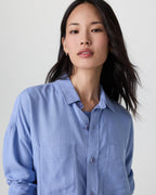 Trestles Twill Button Up | Bluebell