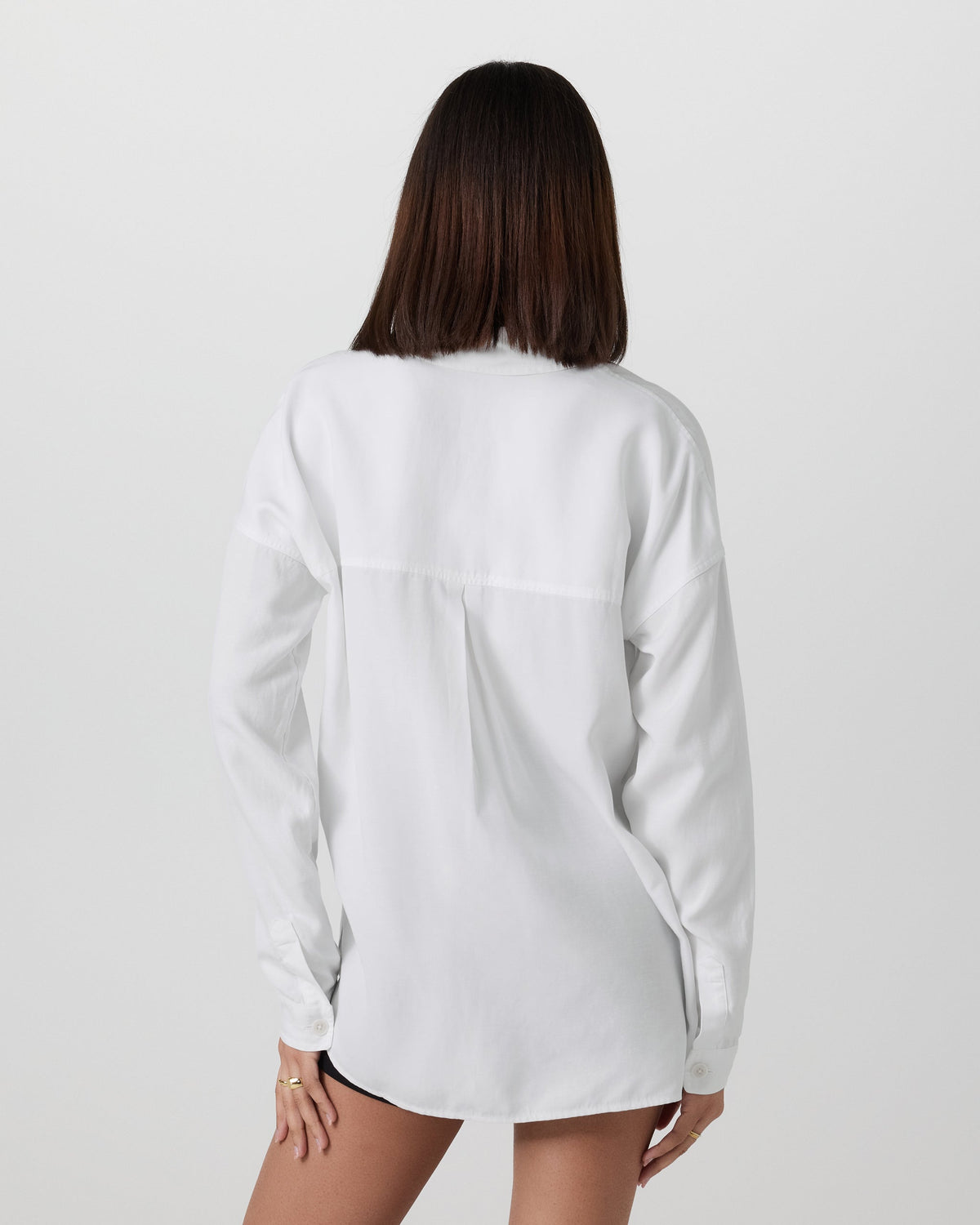 Trestles Twill Button Up | White