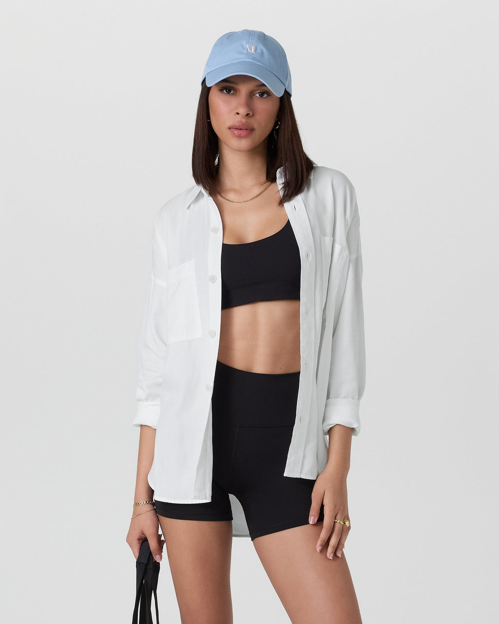 Trestles Twill Button Up | White