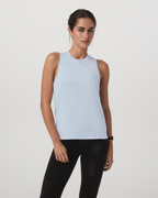 Energy Top Long | Soft Sky Heather