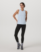 Energy Top Long | Soft Sky Heather