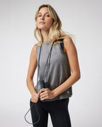 Energy Top Long | Heather Grey