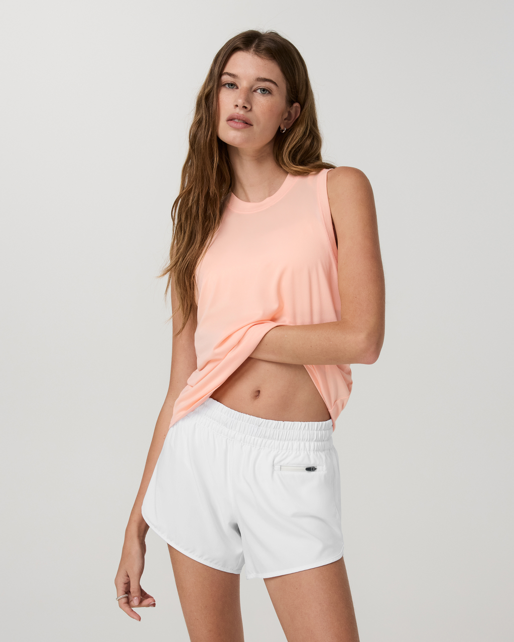 Energy Top Long | Light Peach