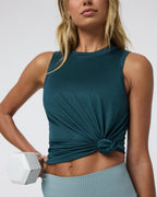 Energy Top Long | Moss Heather