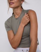 Feather Baby Tee | Laurel