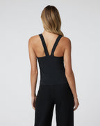Plie Tank | Black Heather
