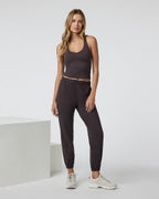Halo Performance Crop 2.0 | Sangria Heather