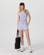 Halo Performance Crop 2.0 | Lavender Mist Heather