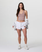 Halo Performance Crop 2.0 | Zion Rose Heather