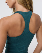 Halo Performance Crop 2.0 | Moss Heather