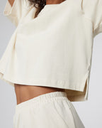 Short Sleeve Mackenzie Top | Natural