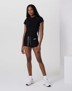 Short Sleeve Surge Seamless Tee | Black